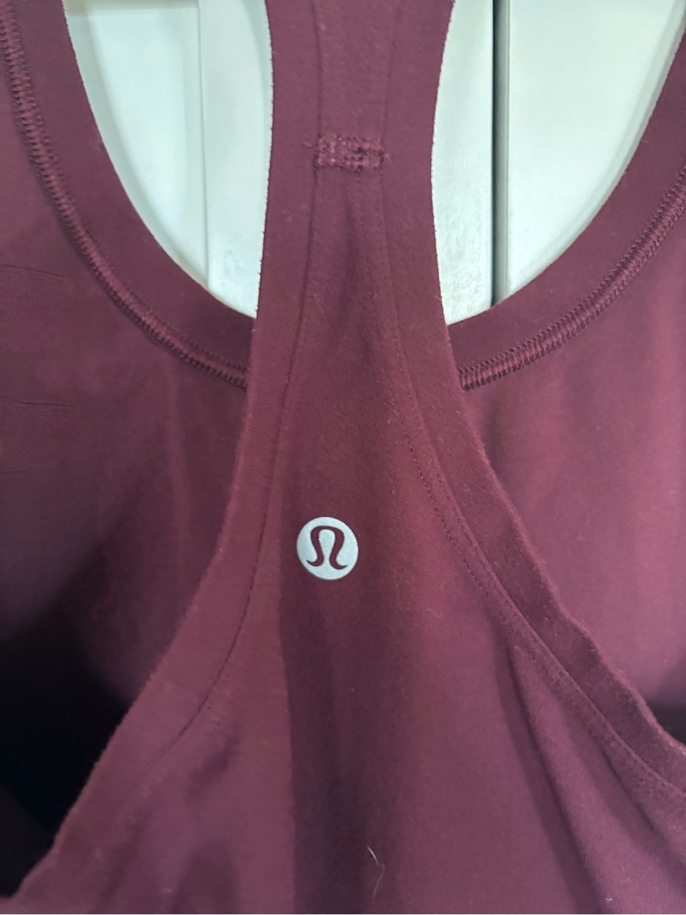 lululemon athletica Women's Burgundy Racerback Tank - Picture 3 of 3